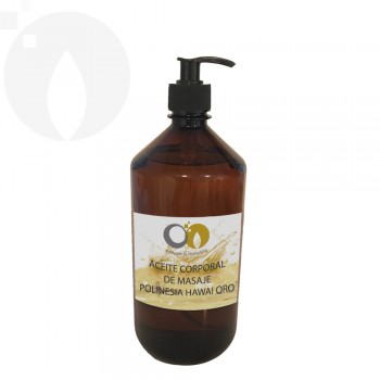 Aceite Corporal de Masaje Polinesia Hawai Oro 1L